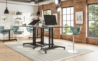 Limpieza oficinas modernas y productivas